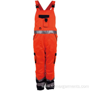 Hi Vis Workwear Reflective Working Bib Pants